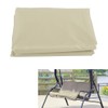Swing Cushion Cover Replacement, Waterproof Outdoor Swing Seat Cover 3