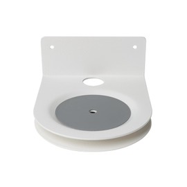 Fbyuitap Metal Wall Mount Compatible with Homepod 2nd gen., Wall Mount Bracket Accessories Compatible with Homepod 2,Wall Stand Cable Management (White)