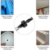 1 Set 3-16mm Drill Bit Depth Stop Collar Ring Set,