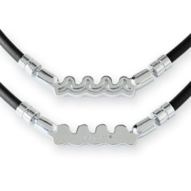 BANDEL Muta Healthcare Necklace Wave Health Care Wave Magnetic Necklace, Titanium