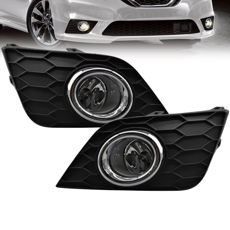 Fog Lights for 2016-2019 Nissan Sentra/Sylphy Fog Lamps Left &