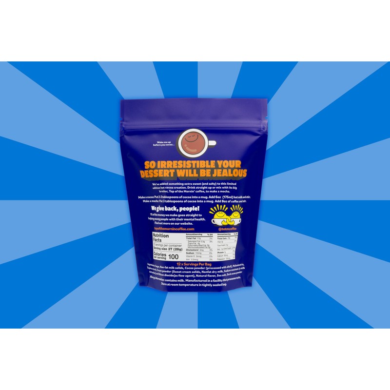 Top of the Mornin' Hot Cocoa (12 Ounce, Salted Caramel)