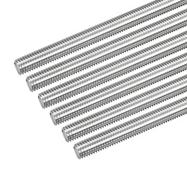 sourcing map Fully Threaded Rod M10 x 300mm 1.5mm Thread Pitch 304 Stainless Steel Right Hand Threaded Rods Bar Studs 6 Pack