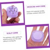 FRCOLOR Scalp Treatment Hair Comb Jojoba Oil Applicator Scalp Oil