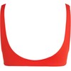 Tommy Jeans Women's Bikini Top Bralette Without Underwire, Red (Hot