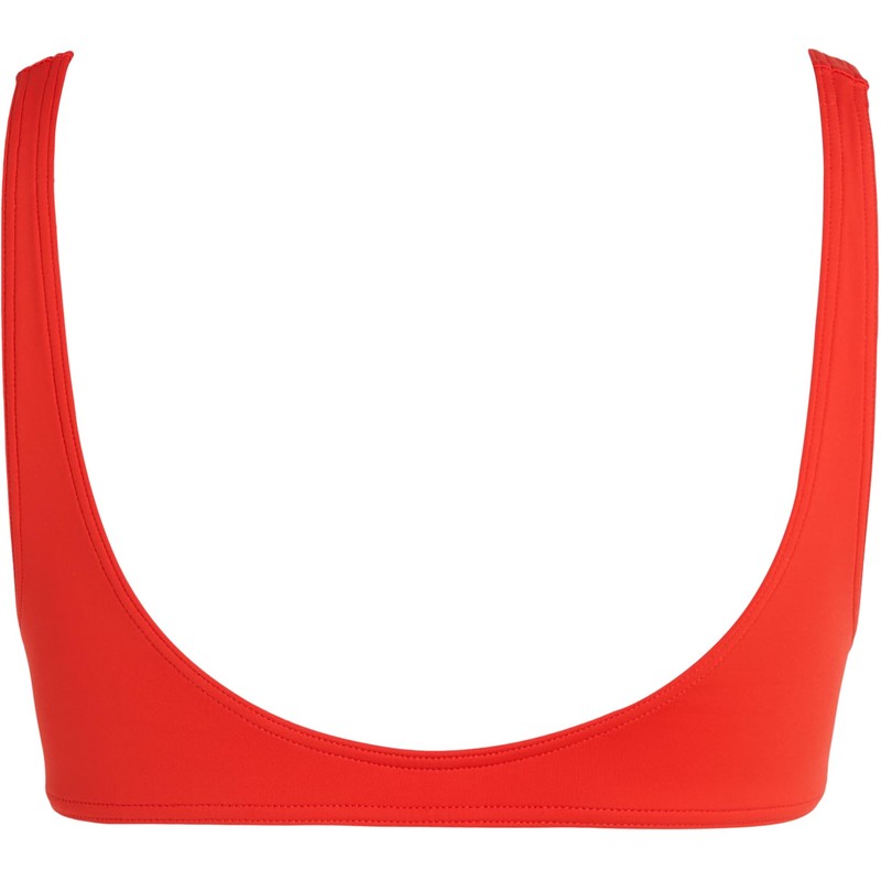 Tommy Jeans Women's Bikini Top Bralette Without Underwire, Red (Hot