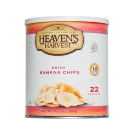Heaven's Harvest Freeze-Dried Emergency Survival #10 Can (Banana Chips)