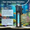 Dozont Aquarium Filter U-V for 20-75 Gallon, 200GPH Fish Filter