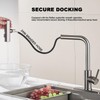AVSIILE Kitchen Faucet with Pull Down Sprayer, Gun Grey Waterfall