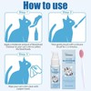 Cat Chin Care Set, Equipped with Cat Acne Brush, Nourishes