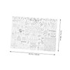 LABRIMP Birthday Party Paper Table Cloth Delicate Table Runner for