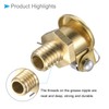 CoCud Copper Spring Grease Oil Cup Cap, | M6x1 Thread