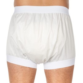 Suprima 1-217-000 Unisex Polyurethane Incontinence Briefs Size 34 White