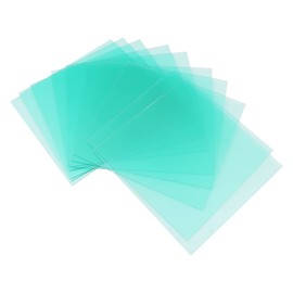 Tiardey Pack of 10 Welding Helmet Lenses Transparent Protective Plate Replacement Lens for Welding the Protective Film of the Cover 133 x 144 mm