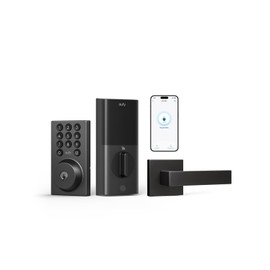 eufy Security Smart Lock C30 with Door Lever, Keyless Entry, Built-in WiFi Deadbolt for Front Door, No Bridge Required, Easy Installation, App Remote Control, Auto Lock