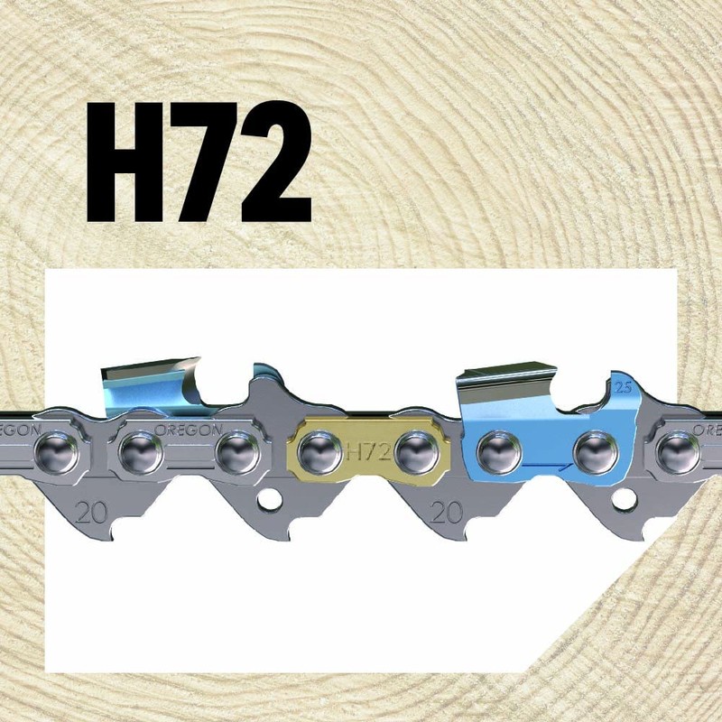 Oregon H72 ControlCut Replacement Chainsaw Chain for 18-Inch Guide Bar,