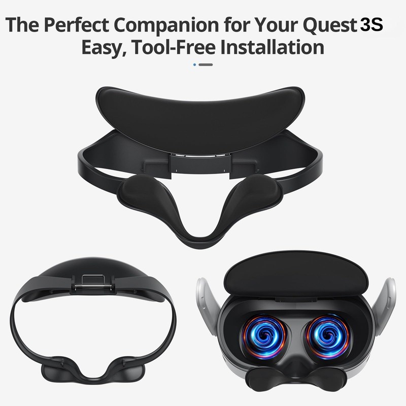VR Open Facial Interface for Meta Quest 3S Replacement Accessories