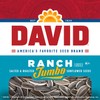 DAVID SEEDS Roasted and Salted Ranch Jumbo Sunflower Seeds, 5.25