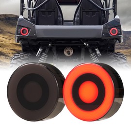 A & UTV PRO LED Tail Lights for Kawasaki Teryx Teryx 4 2012-2016, Rear Brake Stop Taillight Lamps Accessories, Smoked, 2PCS