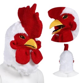 Kitamurasyokai Paku Animal Real Animal Mask, Dog, Poodle, Mask, Costume, Party, Costume, Miscellaneous Goods, Cosplay Goods (Chicken)