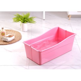 G Ganen Baby Bath Tub Portable (Pink)