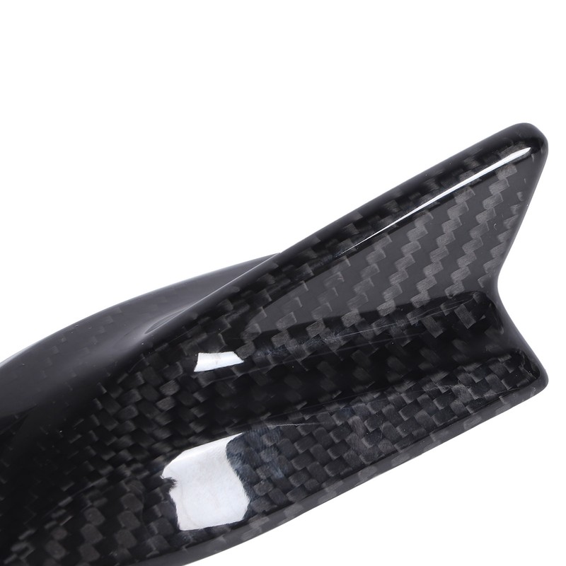 Carbon Fiber Roof Antenna Cover Auto Replacement Accessory Fit for