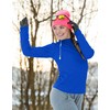 SANTINY Long Sleeve Thermal Shirts for Women Fleece Mock Neck