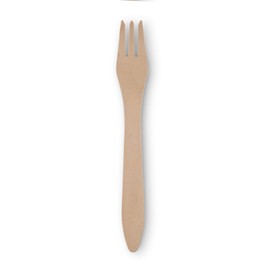BIOZOYG 500 Disposable Wooden Forks I Disposable Cutlery Party Cutlery Wooden Cutlery Disposable Tableware Biodegradable Compostable Wooden Forks I Sturdy Disposable Cutlery Forks 18 cm