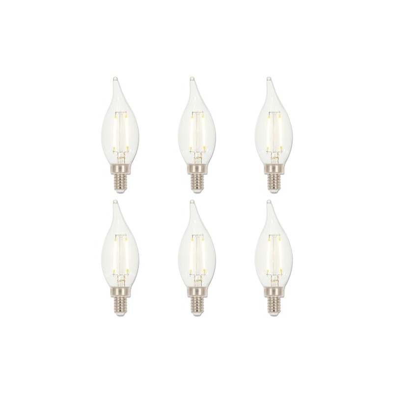 Westinghouse 4517220 3.3 Watt (40 Watt Equivalent) CA11 Dimmable Clear
