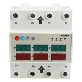 3 Phase Adjustable Voltage Protector 220V Self Reseting Household Over and Under Voltage Protective Device
