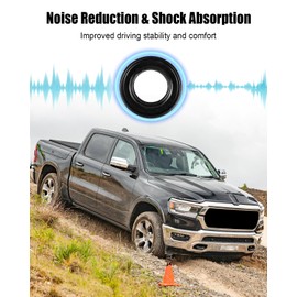 2Pcs Rear Upper Coil Spring Seat Insulator Fit for Ram 1500 Classic 2009-2024, Spring Isolator Replace 52855789AB 52855789AA