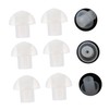 Operitacx 10pcs Mushroom Ear Tips for Acoustic Tube Earpieces Replacement
