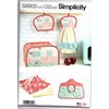 SIMPLICITY Sewing Pattern S8900 Kitchen Accessories, Paper, White, Various