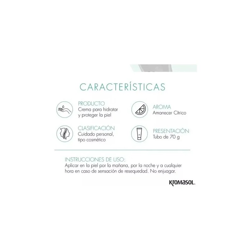 Alba Kromasol Crema Para Manos Tubo Con 70 G