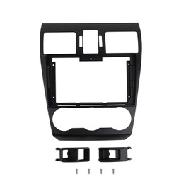 9'' Car Radio Stereo Fascia Frame Panel Trim Bezel with Power Harness Cable for Subaru Forester WRX XV 2016 17 18 Impreza Levorg