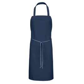 Chef Designs Standard Bib Apron, Navy, 30x33