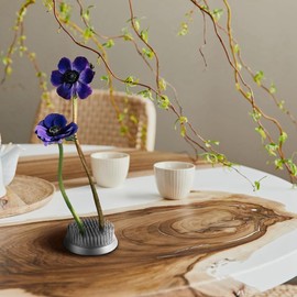 Flower Holder Round Flower Arrangers 3 Size Floral Frogs Kenzan Silvery Kenzan (0.9In, 1.34In, 2.36In)