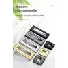 2 Pcs Aluminium Alloy Flip Handle Hidden Door Pull Handles