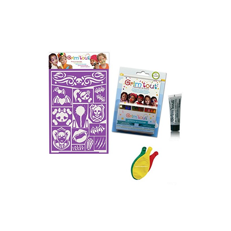 Princess Dracula Paraben Free Makeup Set - 1 Stencil +