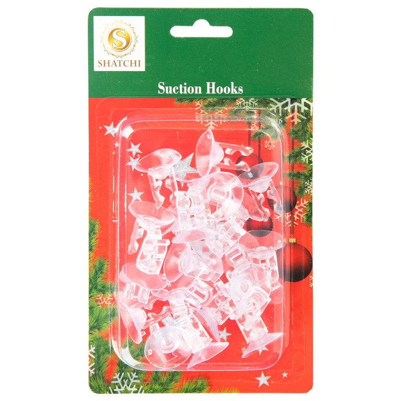 SHATCHI 50Pcs Window Suction Hooks Clips Window Suckers – 23mm
