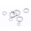 Spotlip 50pcs High Strength Solid Ring Kit 1#2#3#4#5#6#Fishing Lure Connector