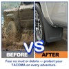 Upgraded Mud Flaps for 2024 2025 Toyota Tacoma Front &