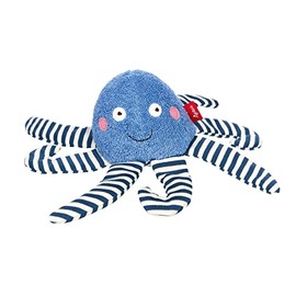 SIGIKID 39658 Bath Toy Octopus Soft Toy for the Bath: Play and Fun in the Water when Bathing, for Children from 12 Months, Blue/Octopus 26 x 26 cm
