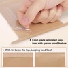 Eupako 3.54x2.36x6.7 Bakery Bags with Window 50 PCS Brown Tin