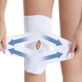 Rodillera Ortopedica, Rodillera Deportiva con Estabilizadores Laterales, Rodilleras de Compresión, para Soporte Menisco y Ligamentos, Rodilleras Gym  