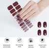 22 Sheets Removable and Portable Nail Stickers, Plain Gel Nail