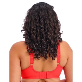 Elomi Women's Charley Stretch Lace Underwire Plunge Bra, Salsa, 40GG