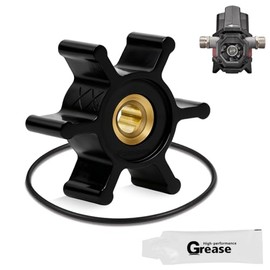 Upgraded Premium Neoprene Impeller with Brass Core & O-Ring Kit, Compatible with Milwaukee Transfer Pump M18, Replacement Milwaukee Transfer Pump Impeller for 49-16-2771, Includes Lubricant