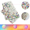 Birthday Table Runner, Colourful Dot Birthday Tablecloth with 4 Tablecloth