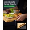 Kitsure Bamboo Cutting Board - Multi-Sizes Wooden Cutting Boards for